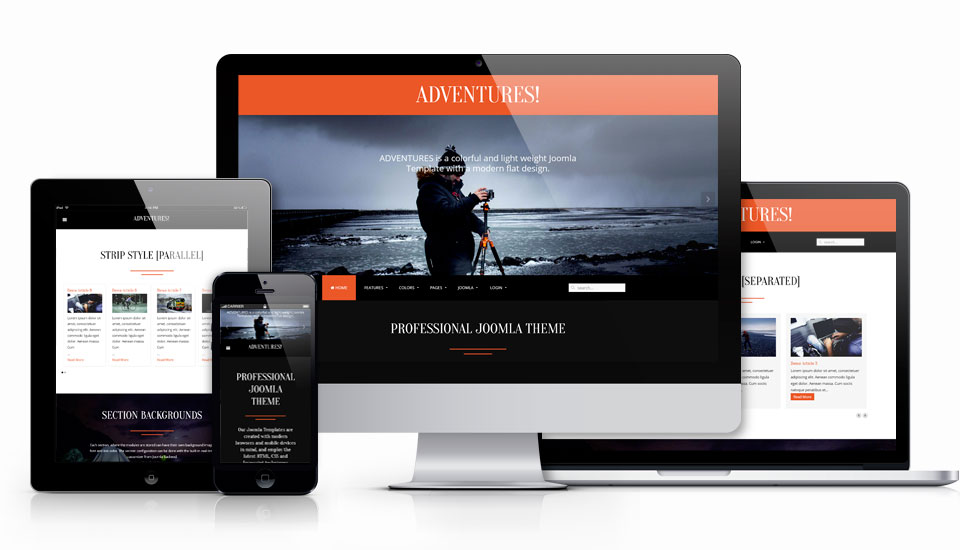 Joomla Template Adventure