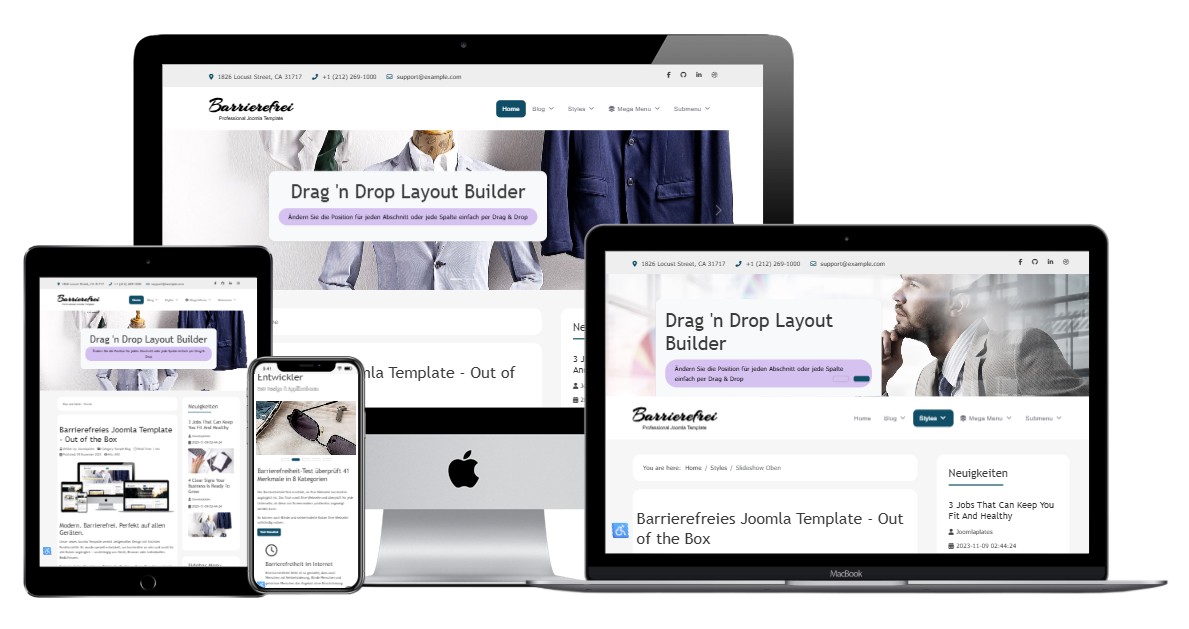 Joomla Template Accessible 