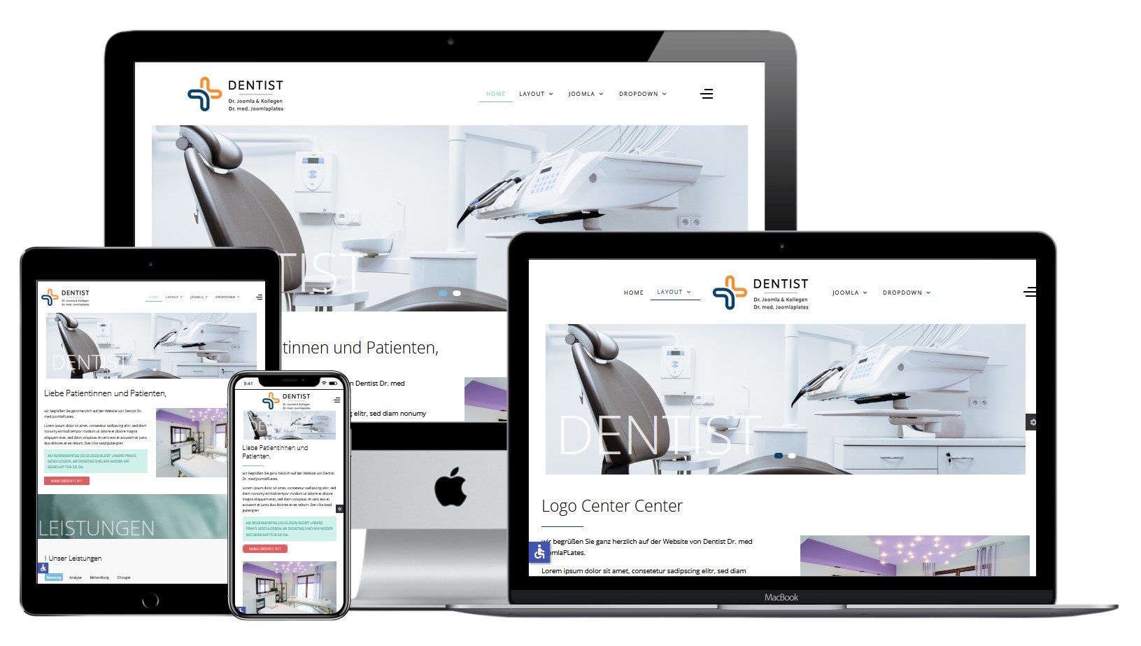 Joomla Template Dentist