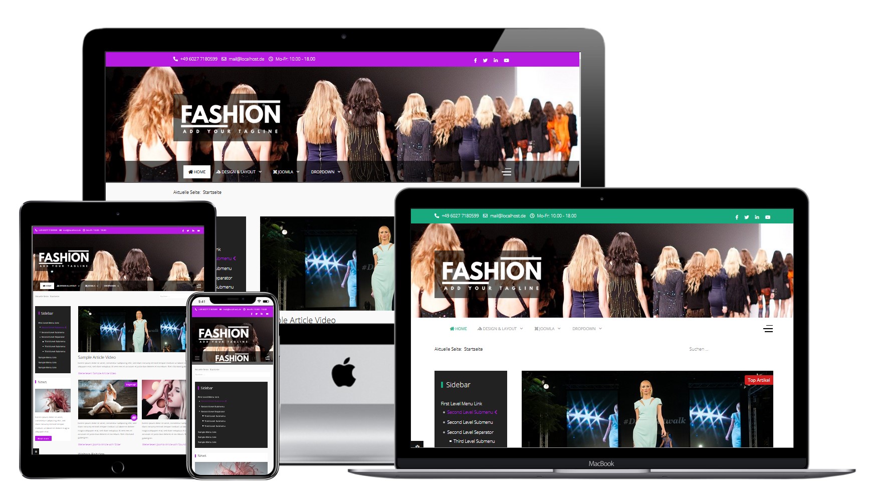 Joomla Template fashion