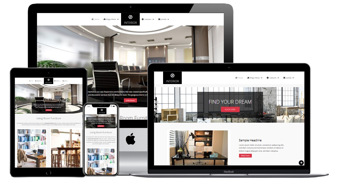 Joomla Template Interior