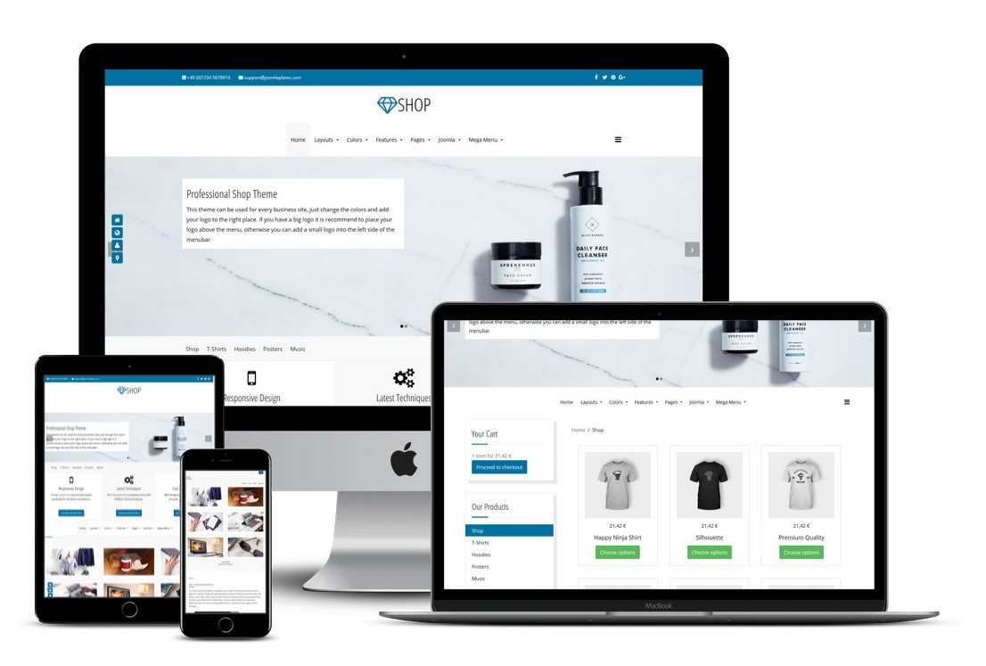 Joomla Template Shop