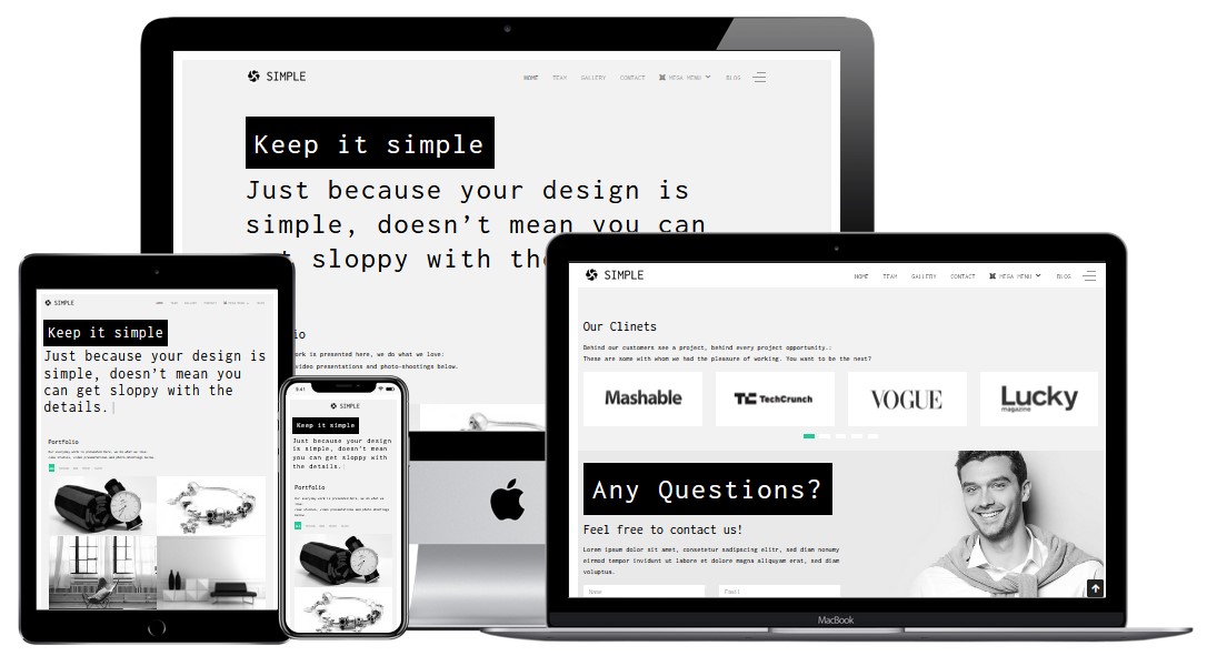 Joomla Template Simple