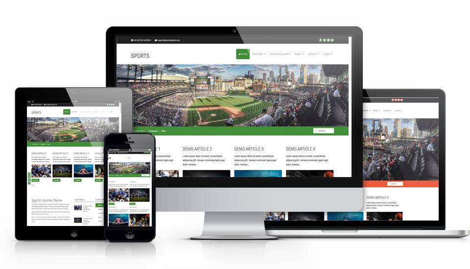 Joomla Template Sport