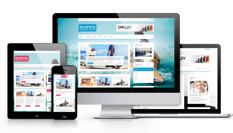 Joomla Template Surfing