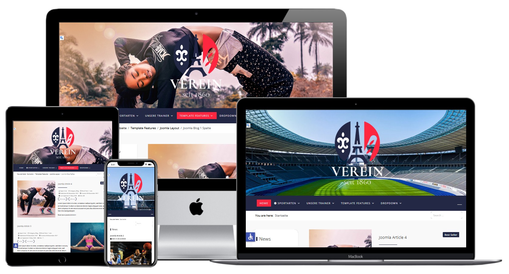 Joomla Template Verein