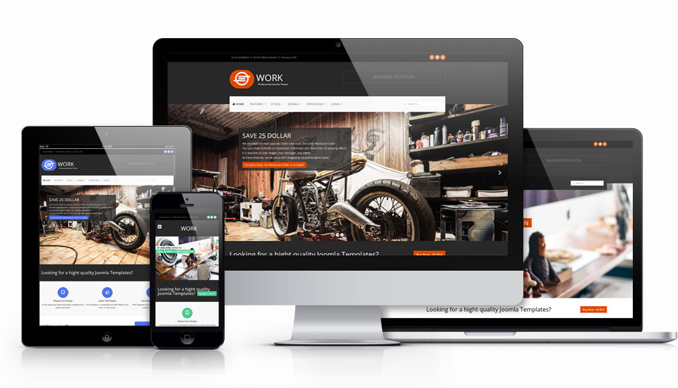 Joomla Template Work