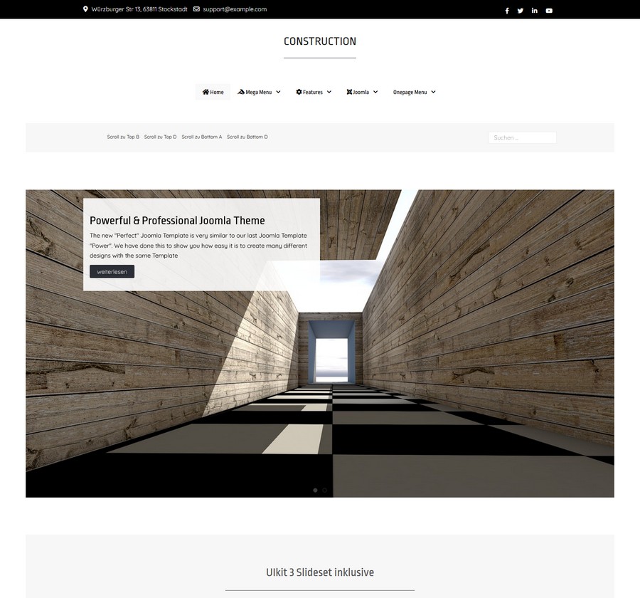 Joomla Template Construction