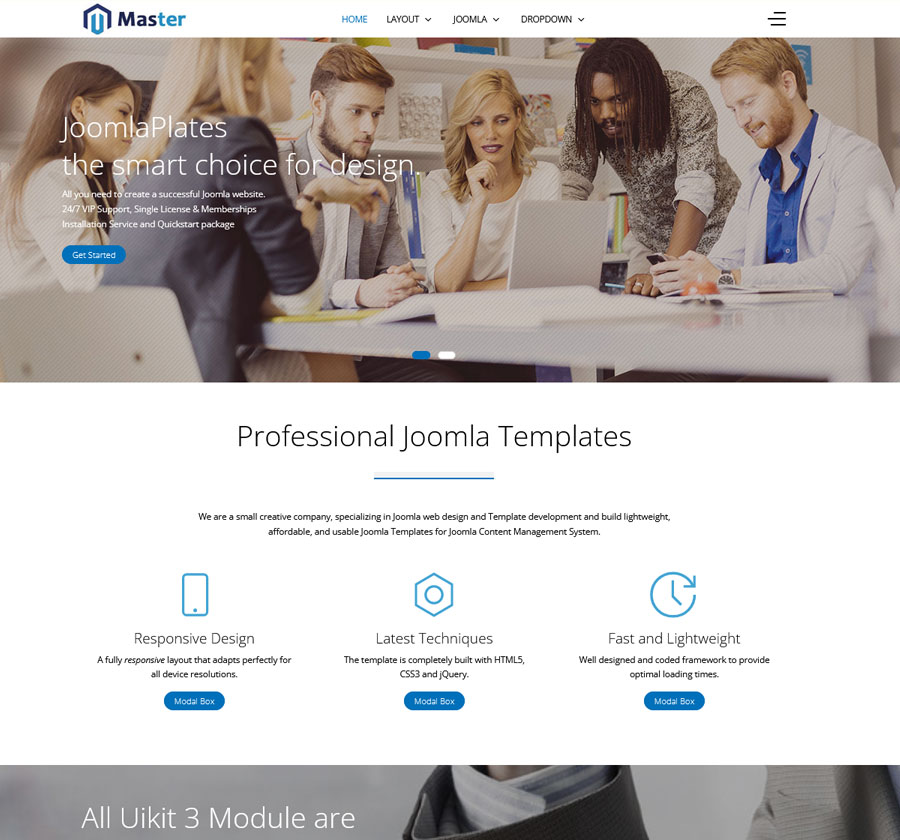 Joomla Template Master