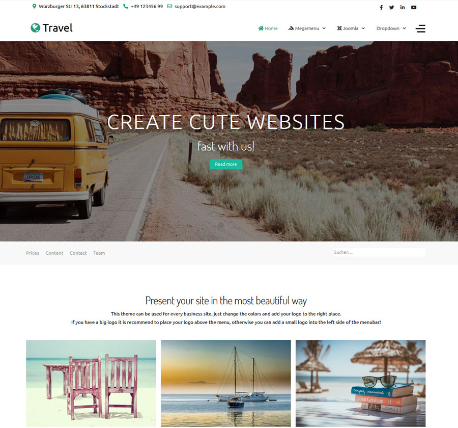 Joomla Template Travel