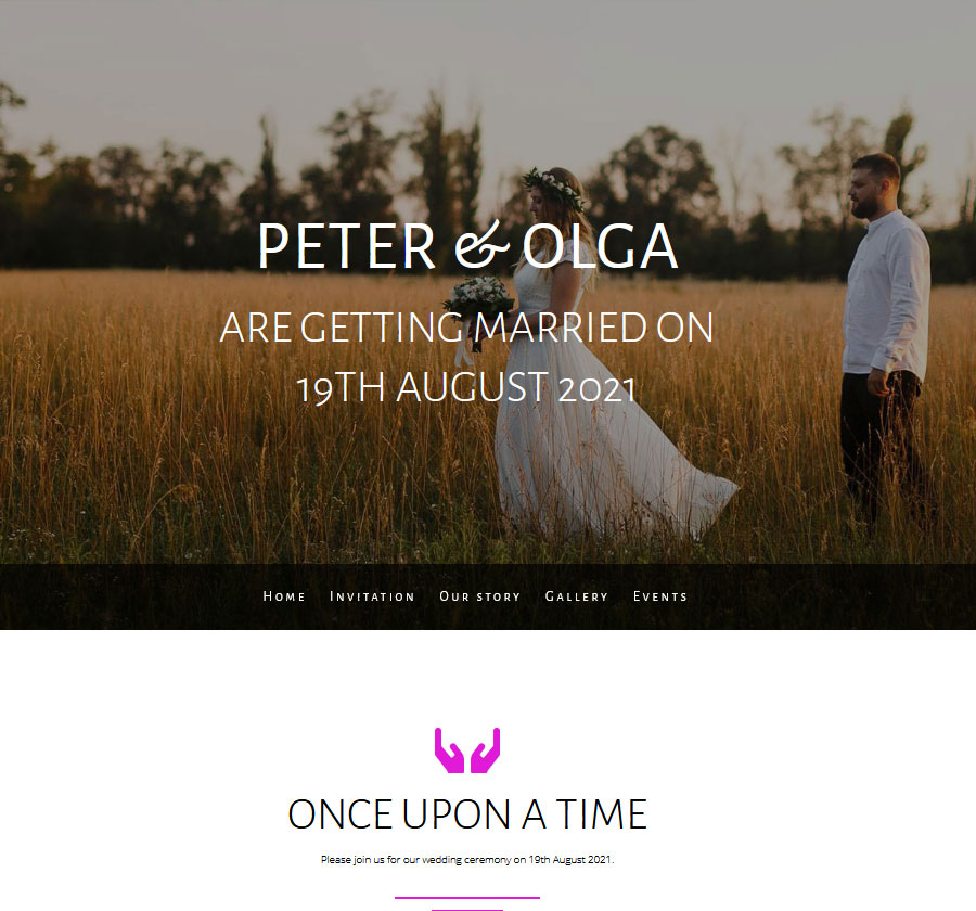 Joomla Template Wedding